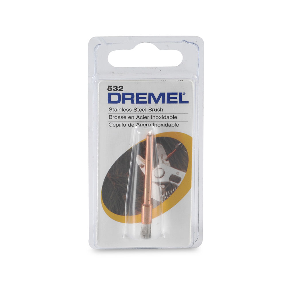 Cepillo de acero inoxidable 1/8""