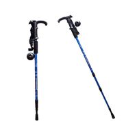 BASTÓN TREKKING ANTISHOCK MANGO T O L C/ ROSETA VIAJE MONTAÑAS AZUL