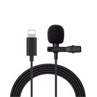 Micrófono Lavalier Solapa Pechero Lightning