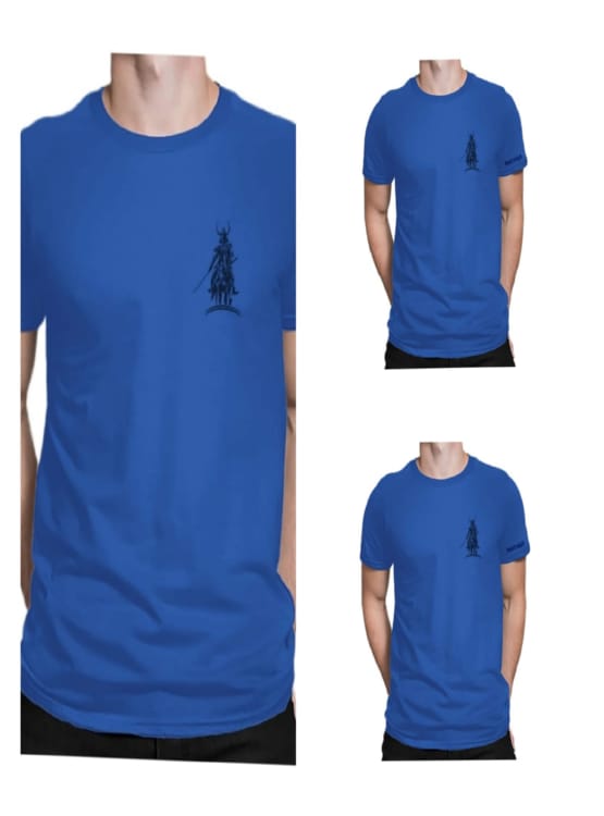 Polo katana pack x 3 azul