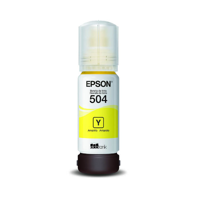 Tinta Epson T504 Color Amarillo