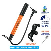 Mini Inflador para bicicleta - Truper 60 PSI