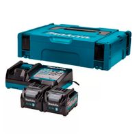 Makpac Makita 2 Baterías 2.0Ah BL4020 + Cargador DC40RC XGT 40V