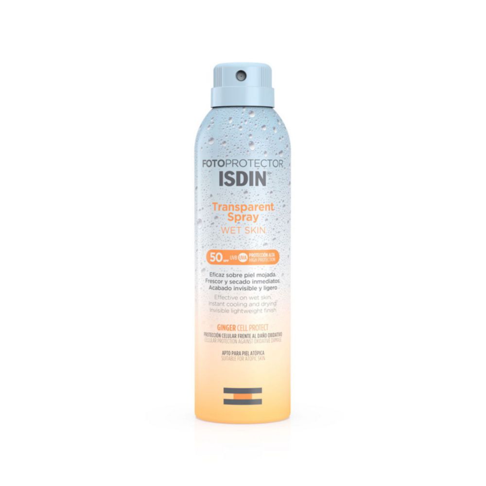 Spray Fotoprotector Transparent Wet Skin