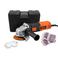 Esmeril Black Decker G720K 820w 4 1/2"" + Maleta + Guante