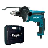 Taladro Percutor Eléctrico Makita MT 710W 1/2"" 3200RPM + Maletín M8100KB