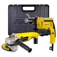 Taladro Percutor Stanley SDH700K 700w + Amoladora 1000w