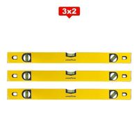 Pack 3x2 Nivel Magnetico Imantado Goodyear GY-LV-5004 600 mm CRV