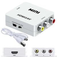 Convertidor Adaptador Video HDMI a RCA AV Full HD