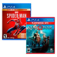 Spiderman Goty + God Of War Playstation 4