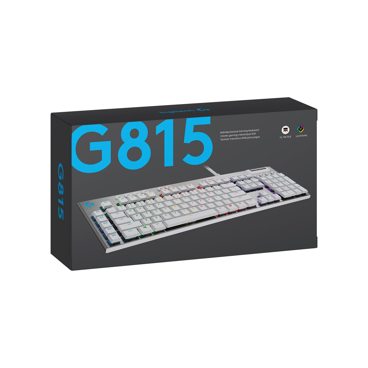 Teclado Gamer Logitech G815 Tactile Lightsync Rgb White