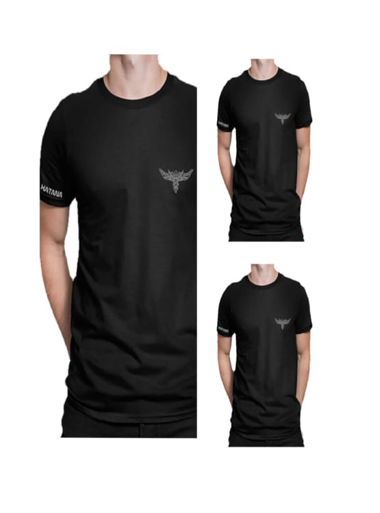 POLO KATANA PACK X 3 NEGRO