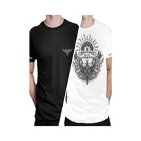 polo katana pack x 2 negro y blanco