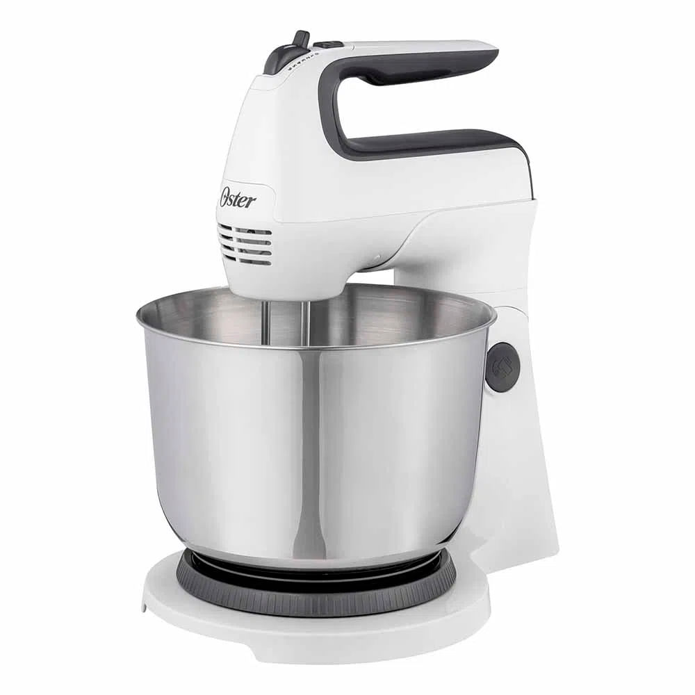 Batidora Oster de mano y pedestal FPSTHS3612 blanca