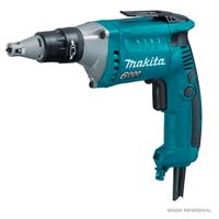 Atornillador Drywall Eléctrico Makita 570W 1/4"" Velocidad Variable Luz Led FS6300