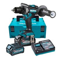 Taladro Atornillador Inalámbrico Makita BL XPT XGT Max 40V 140-68nm 2Baterías x 4.0 Ah + Cargador