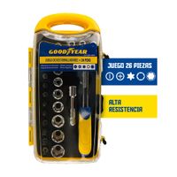 Destornilladores Puntas Dados Goodyear GY-SDK-4009 Set 26pcs