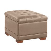 BAUL DARCY MAVISAC PEQUEÑO COLOR BEIGE - ULTRA CUERO
