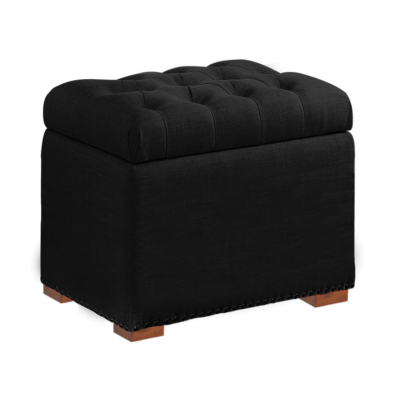 BAUL DIANA MAVISAC PEQUEÑO COLOR NEGRO - TELA