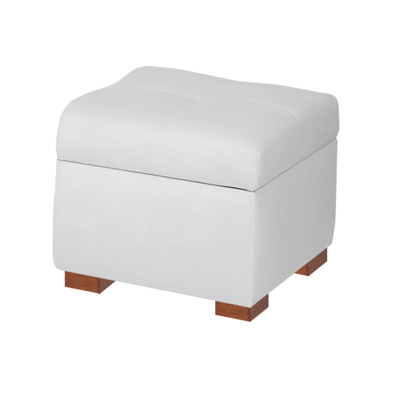 BAUL ARDECO MAVISAC PEQUEÑO COLOR BLANCO - ULTRA CUERO