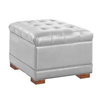 BAUL DARCY MAVISAC PEQUEÑO COLOR BLANCO - ULTRA CUERO