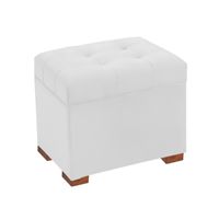 BAUL HALON MAVISAC PEQUEÑO COLOR BLANCO - ULTRA CUERO