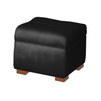 BAUL ARDECO MAVISAC PEQUEÑO COLOR NEGRO - ULTRA CUERO