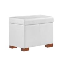 BAUL BAXTON MAVISAC PEQUEÑO COLOR BLANCO - ULTRA CUERO