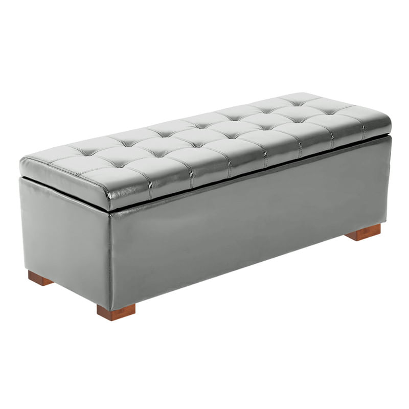 BAUL COUSTER MAVISAC DOS PLAZAS COLOR PLATA - ULTRA CUERO