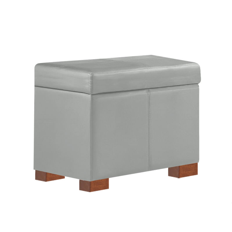 BAUL BAXTON MAVISAC PEQUEÑO COLOR PLATA - ULTRA CUERO