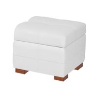 BAUL BROTON MAVISAC PEQUEÑO COLOR BLANCO - ULTRA CUERO