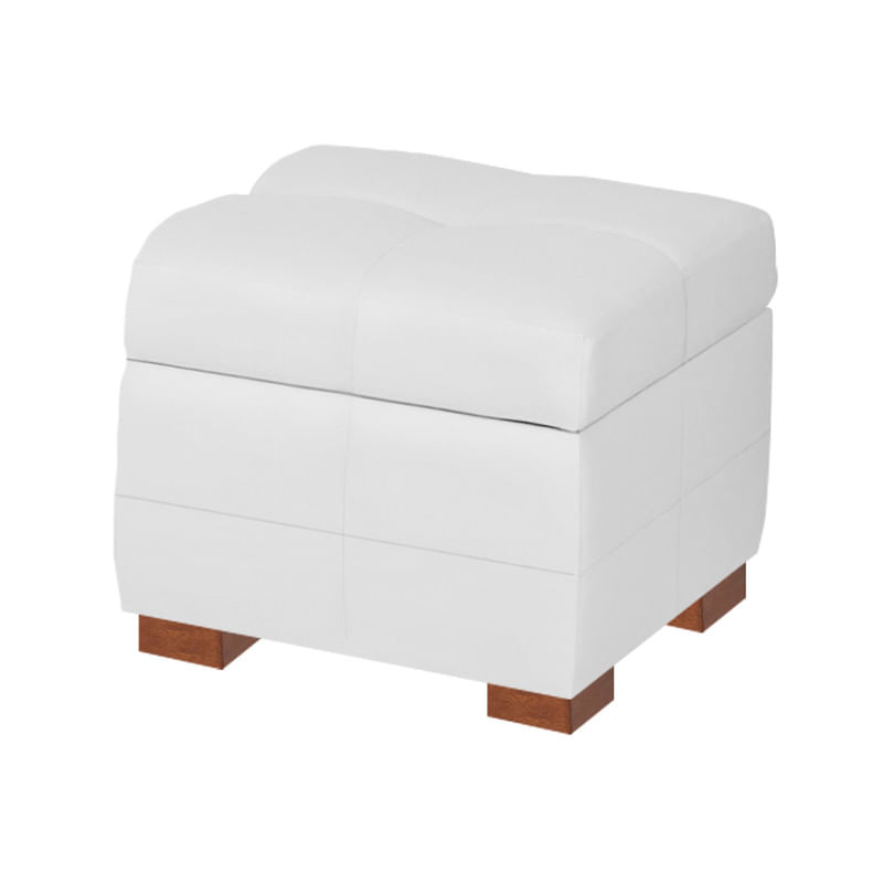 BAUL BROTON MAVISAC PEQUEÑO COLOR BLANCO - ULTRA CUERO