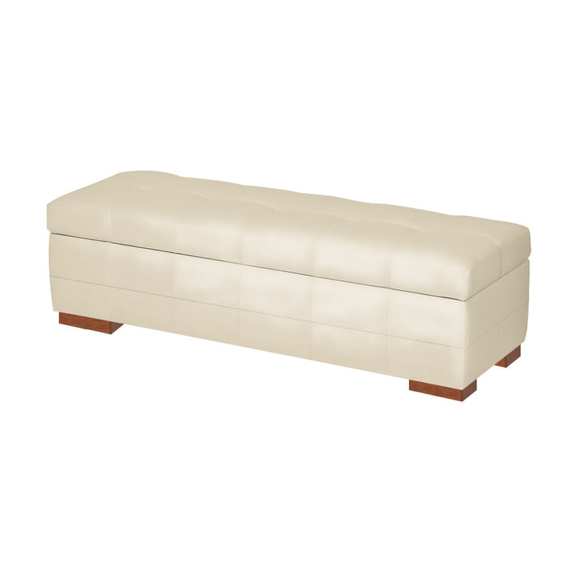 BAUL BROTON MAVISAC PLAZA Y MEDIA COLOR MARFIL - ULTRA CUERO