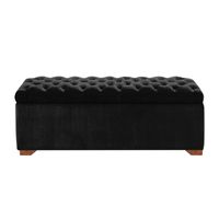 BAUL OLIVER MAVISAC PLAZA QUEEN COLOR NEGRO - TELA
