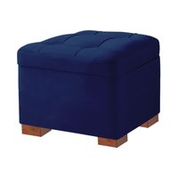 BAUL TERRACOTA MAVISAC PEQUEÑO COLOR AZUL NOCHE - TELA