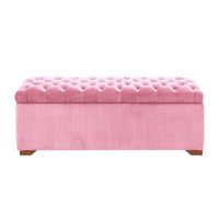 BAUL OLIVER MAVISAC DOS PLAZAS COLOR ROSADO - TELA