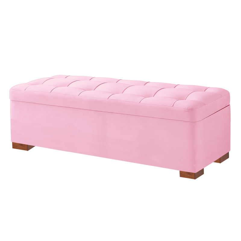 BAUL TERRACOTA MAVISAC PLAZA QUEEN COLOR ROSADO - TELA