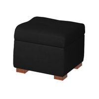 BAUL ARDECO MAVISAC PEQUEÑO COLOR NEGRO - TELA