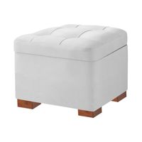 BAUL TERRACOTA MAVISAC PEQUEÑO COLOR BLANCO - ULTRA CUERO