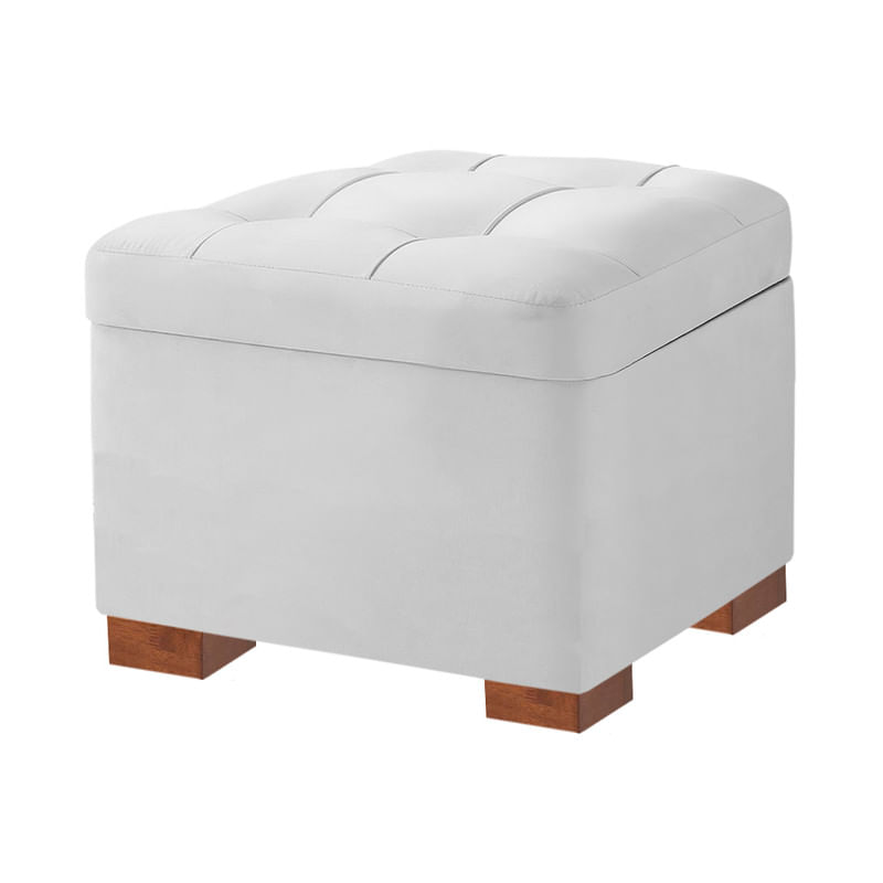 BAUL TERRACOTA MAVISAC PEQUEÑO COLOR BLANCO - ULTRA CUERO