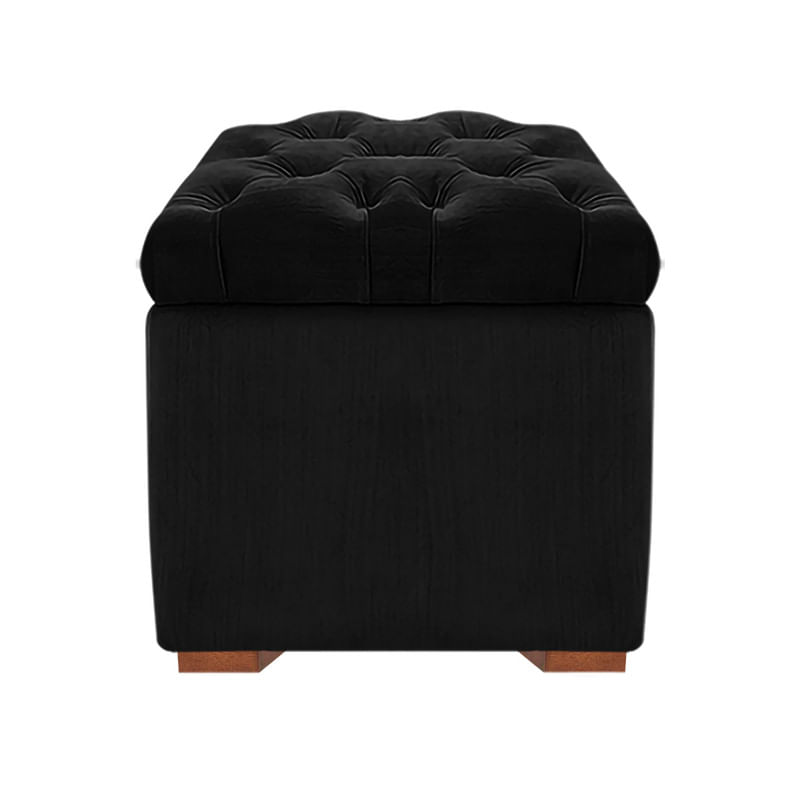 BAUL OLIVER MAVISAC PEQUEÑO COLOR NEGRO - TELA