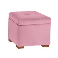 BAUL ANNIE MAVISAC PEQUEÑO COLOR ROSADO - TELA