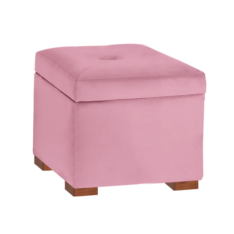 BAUL ANNIE MAVISAC PEQUEÑO COLOR ROSADO - TELA