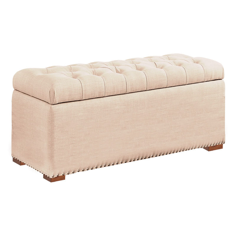 BAUL DIANA MAVISAC DOS PLAZAS COLOR BEIGE - TELA