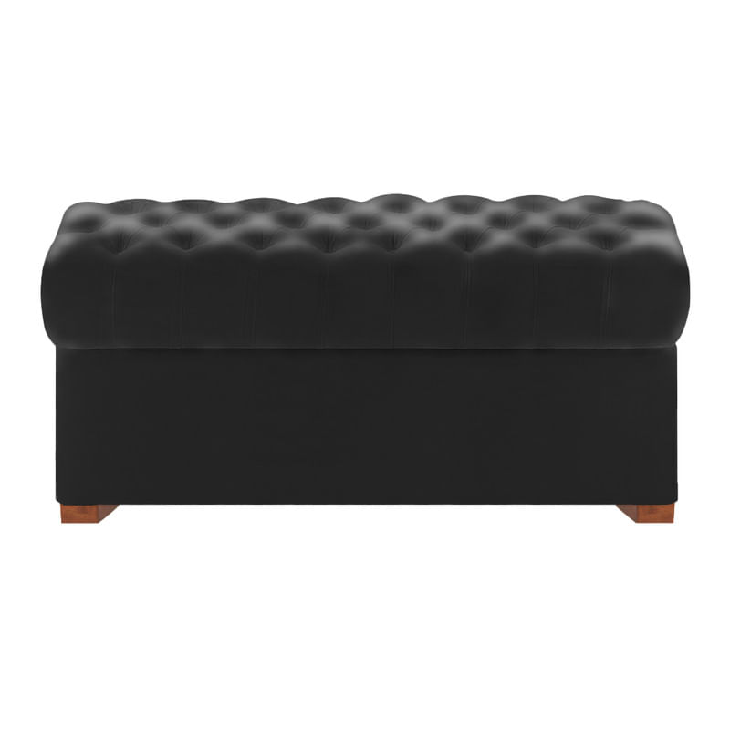 BAUL EILYN MAVISAC PLAZA Y MEDIA COLOR NEGRO - ULTRA CUERO