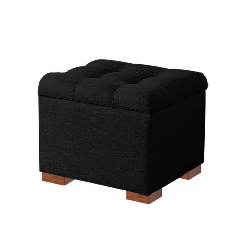 BAUL EVAN MAVISAC PEQUEÑO COLOR NEGRO - TELA