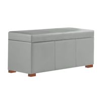 BAUL BAXTON MAVISAC DOS PLAZAS COLOR PLATA - ULTRA CUERO