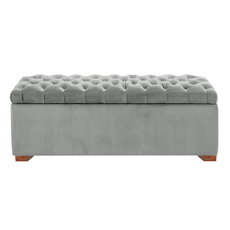 BAUL OLIVER MAVISAC DOS PLAZAS COLOR PLATA - ULTRA CUERO