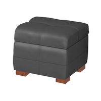 BAUL BROTON MAVISAC PEQUEÑO COLOR PLOMO - ULTRA CUERO