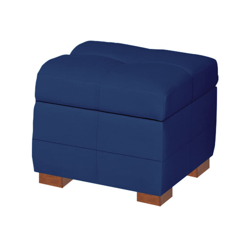 BAUL BROTON MAVISAC PEQUEÑO COLOR AZUL NOCHE - TELA